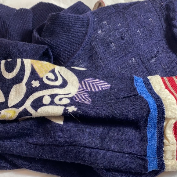 GUC Just Cavalli Purple Turtleneck open weave - Picture 13 of 13